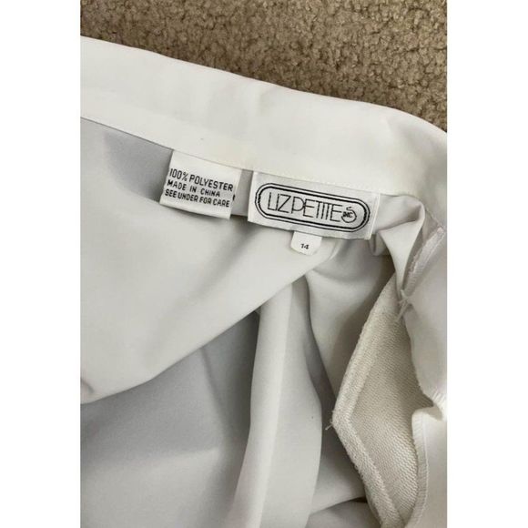 𝅺SZ 14 Liz Petites air hostess style dress up role play outfit blue white - Picture 7 of 9